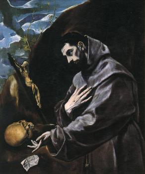 El Greco : St Francis Praying